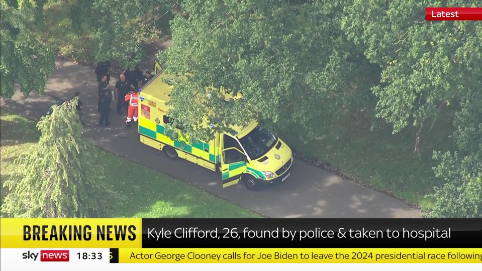 Police take crossbow suspect Kyle Clifford to hospital