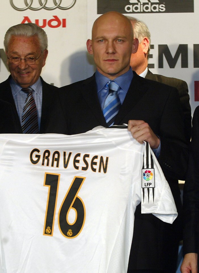 Gravesen was a shock signing for Real Madrid in 2005