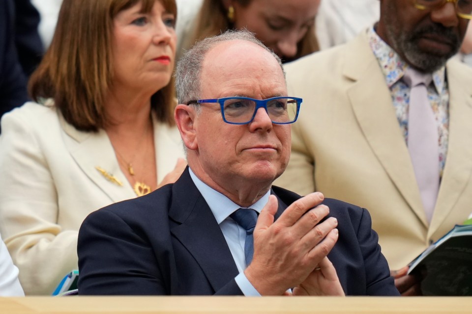 Prince Albert II of Monaco loves his tennis