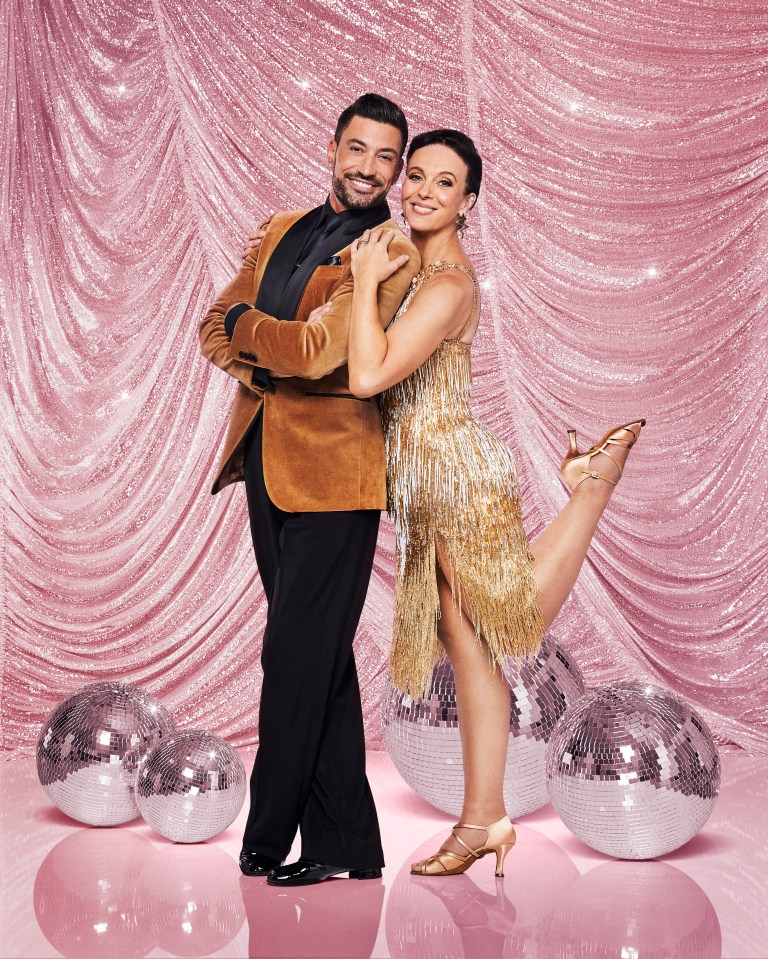 Giovanni Pernice and Amanda Abbingdon on Strictly