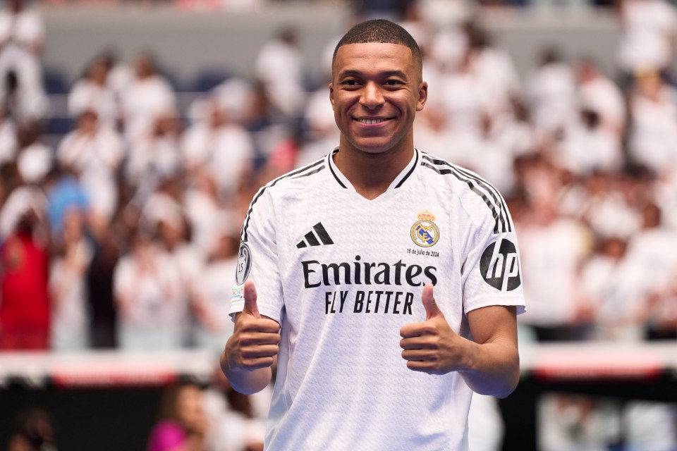 Kylian Mbappe has been unveiled as a Real Madrid player