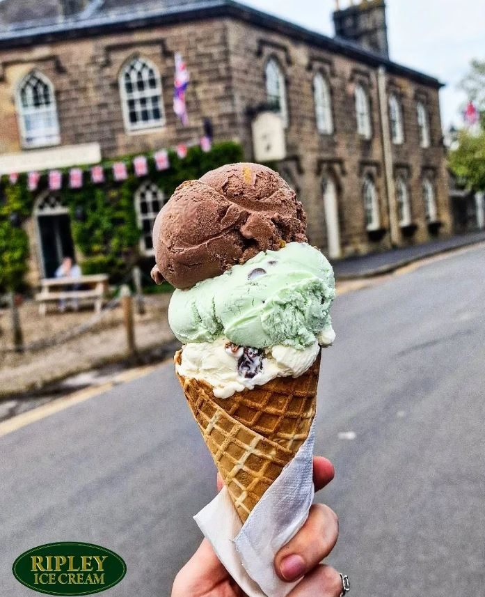 'World famous' Ripley Ice Cream offers soft serve, scoop ice cream, sorbet and dairy free ice cream in a variety of flavours