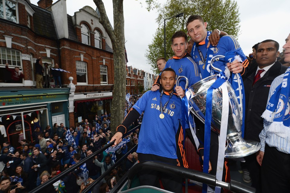 Gary Cahill won the Champions League with Chelsea in 2012