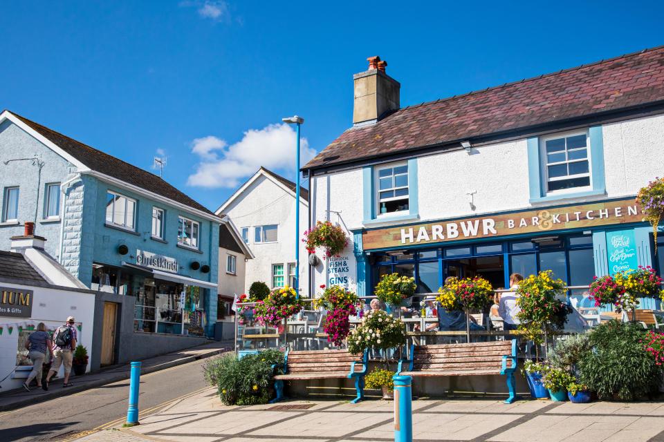 Saundersfoot is a small seaside resort town in Wales