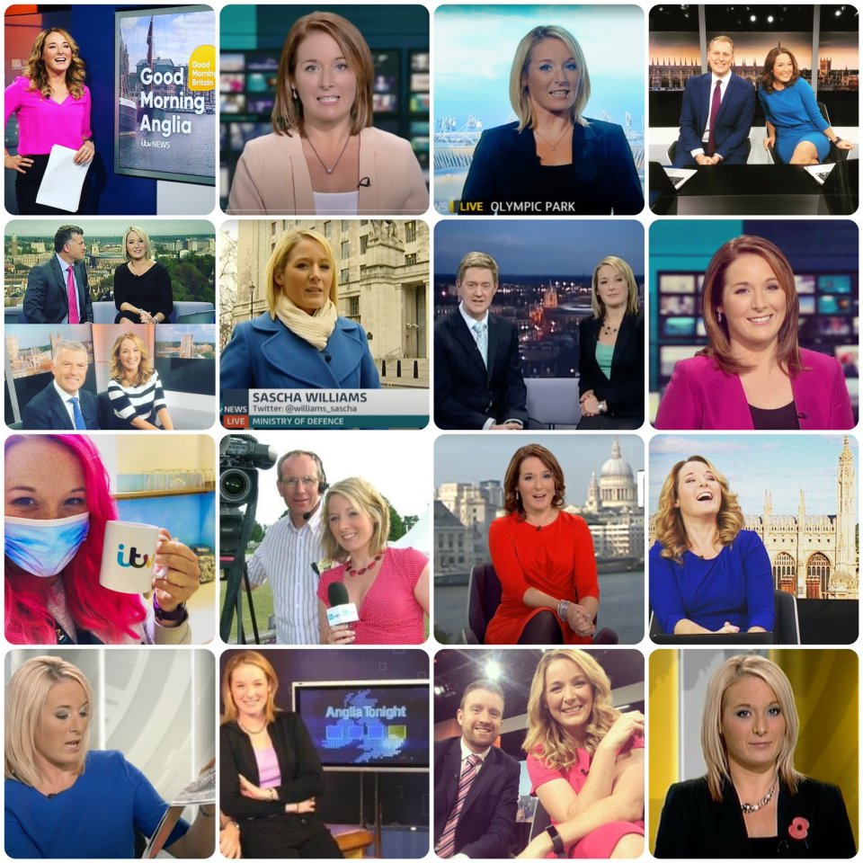 Sascha shared a montage of snaps from her 31 years on air