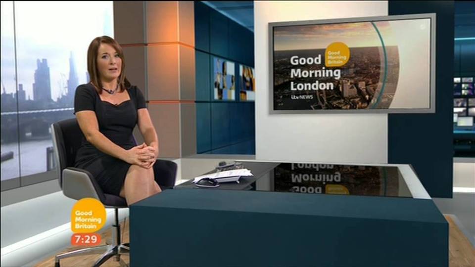 She broadcasted ITV London's news for Good Morning Britain