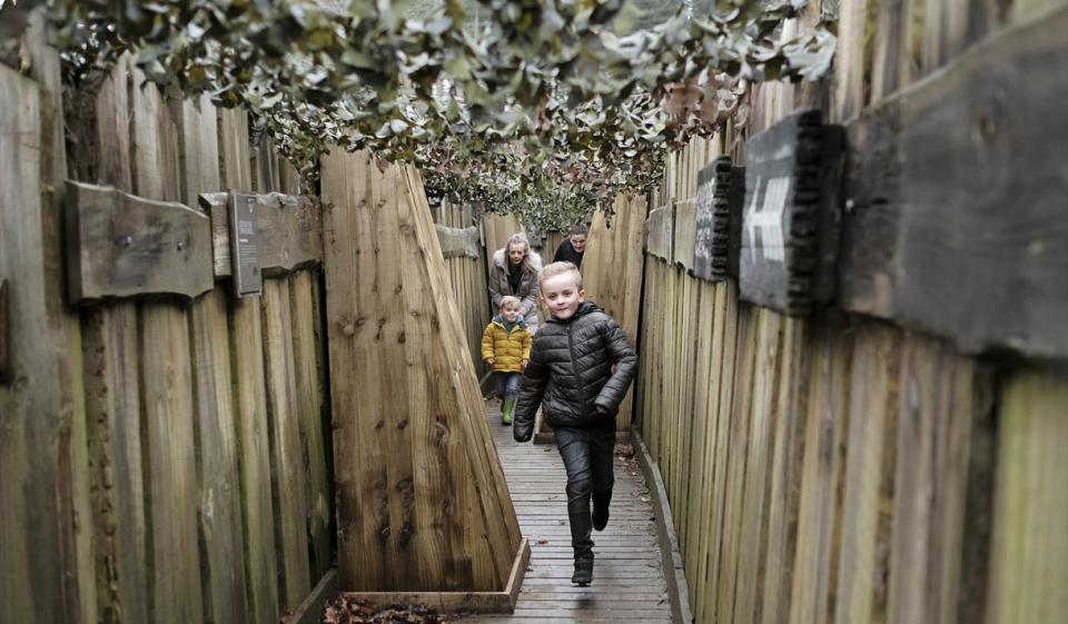 Different playgrounds and play areas cater for children of all ages