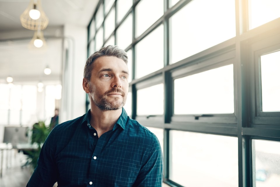 Try just gazing out of the window, thinking about nothing before that big presentation