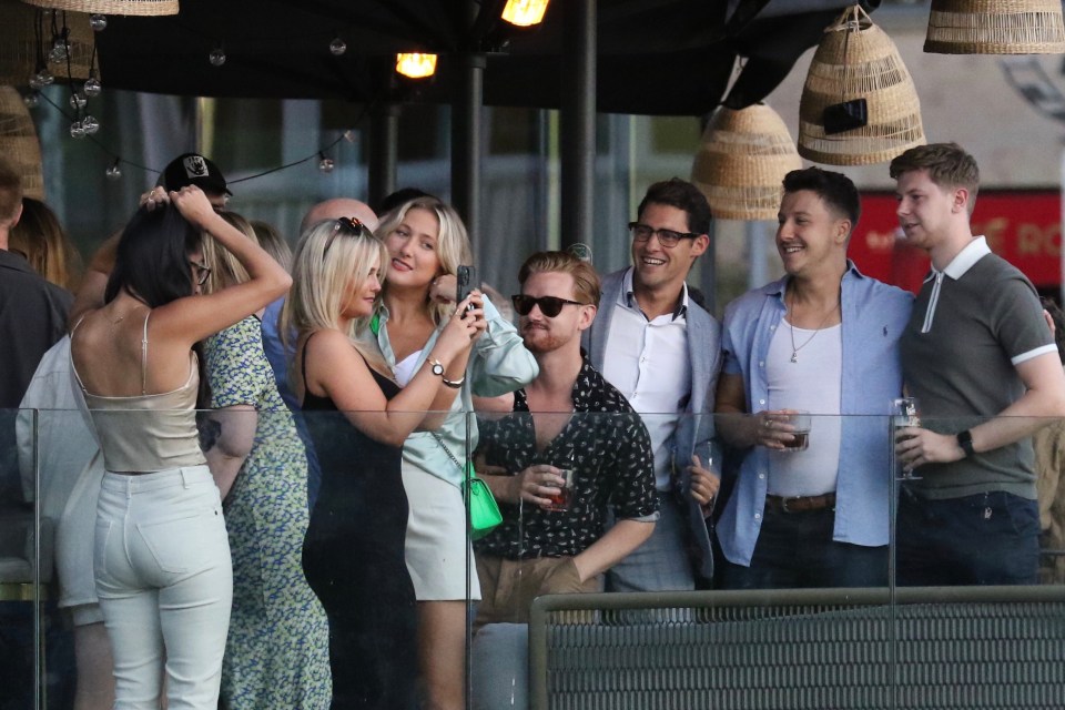 The cast is usually treated to a slap-up summer party