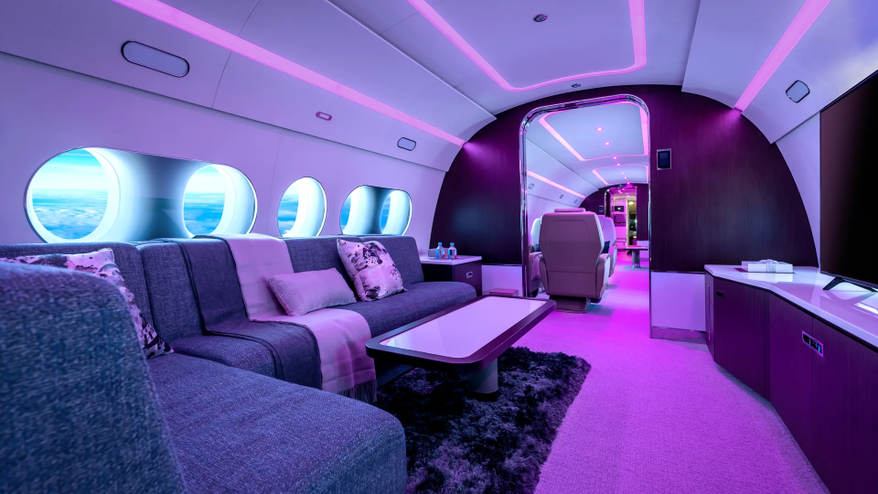 A private “five star party jet” could be yours for £11k an hour