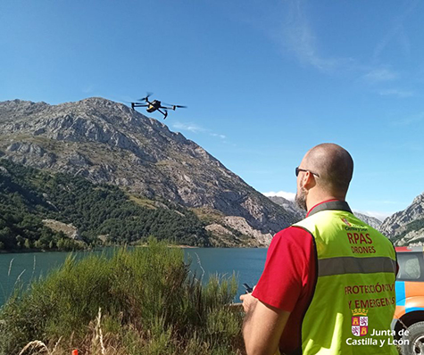 Mountain rescue police are among emergency teams searching for the missing British man