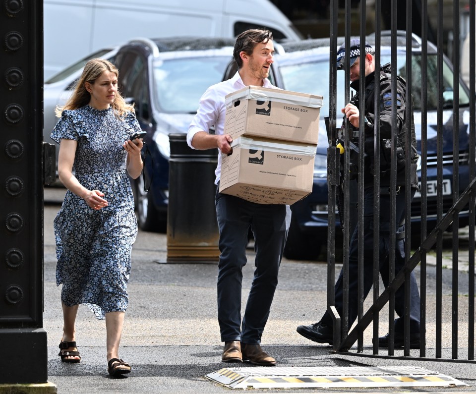 Major Downing Street clear-out drags on into second day