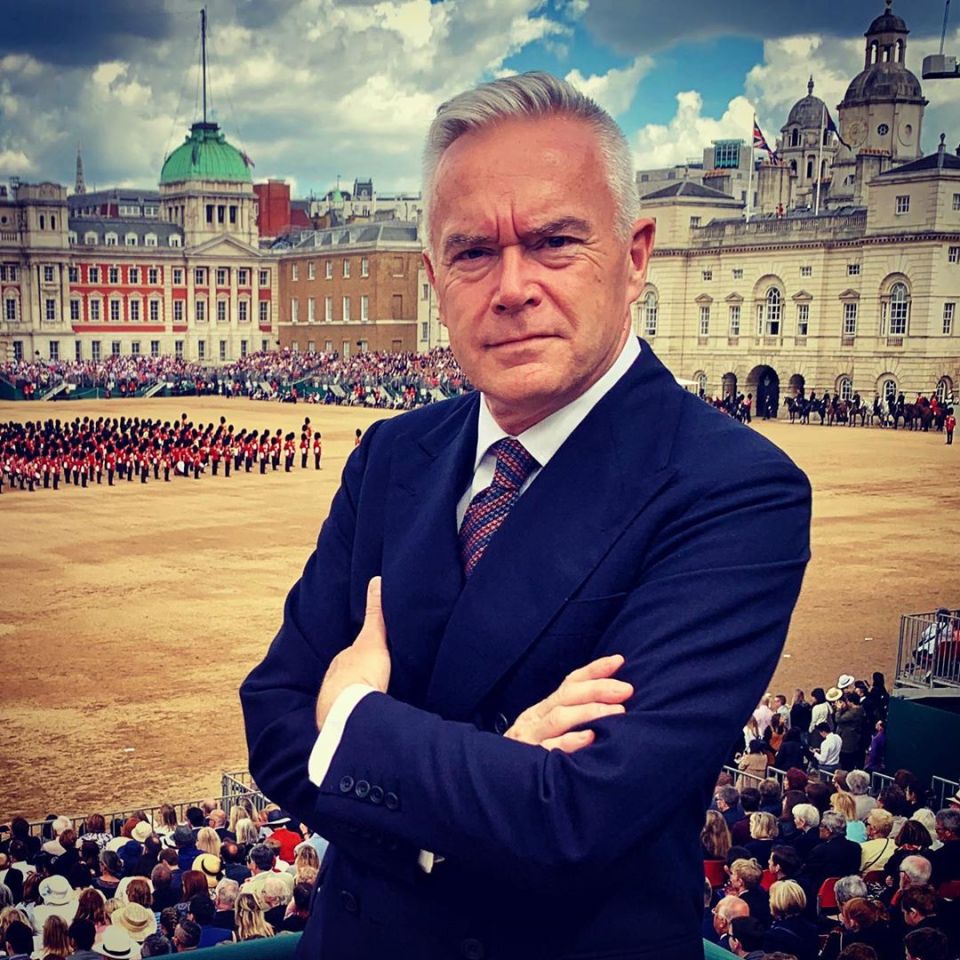 Huw Edwards is listed as earning £475,000 – £479,999 despite being off-air most of the year