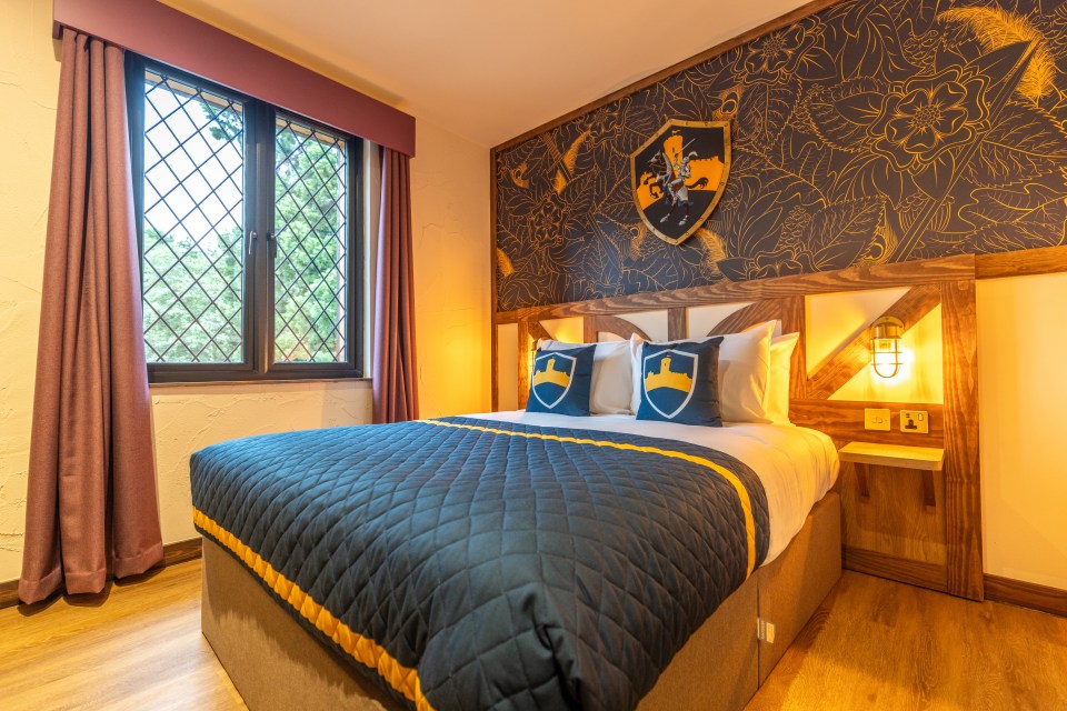 The hotel has 60 knight-themed rooms