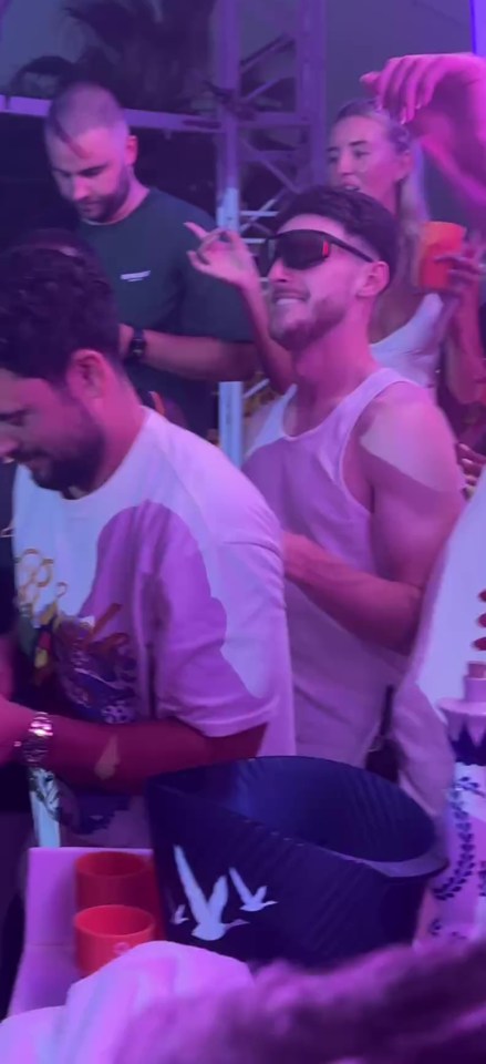 England star Declan Rice let loose in Ibiza just days after their agonising defeat against Spain in the Euro 2024 final