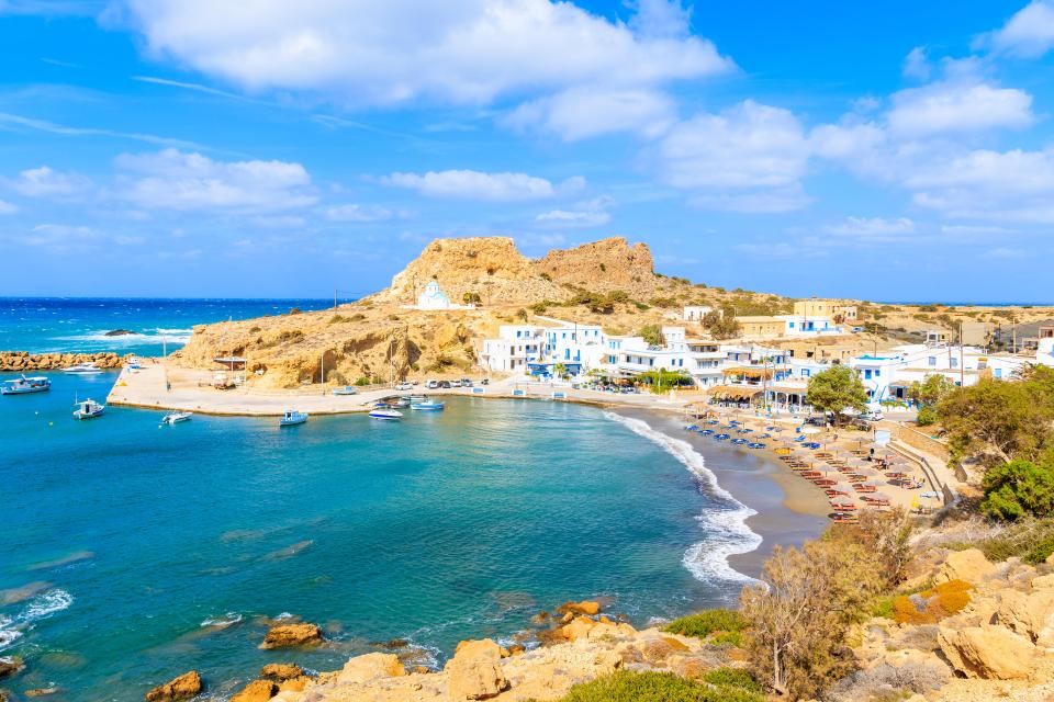 The Greek island is home to around 6,600 residents