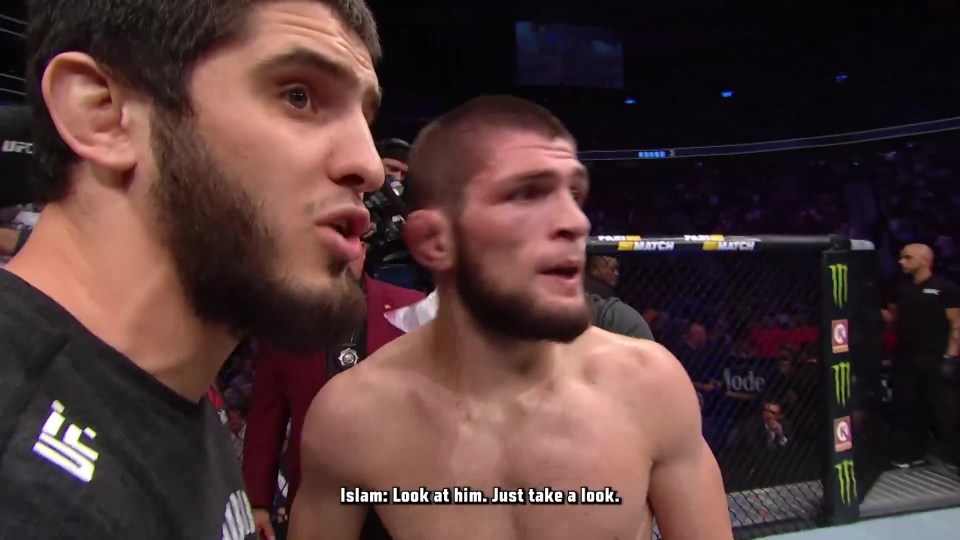 Unseen footage revealed what was said between Khabib and Conor McGregor