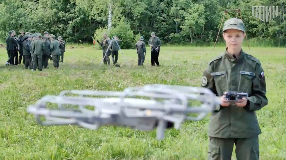 Ukrainian children from territory invaded by Putin are being forced to learn how to use drones