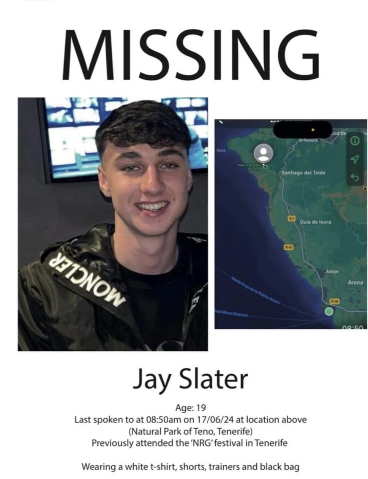 Posters to help the search were put up all over the island in the days after Jay went missing