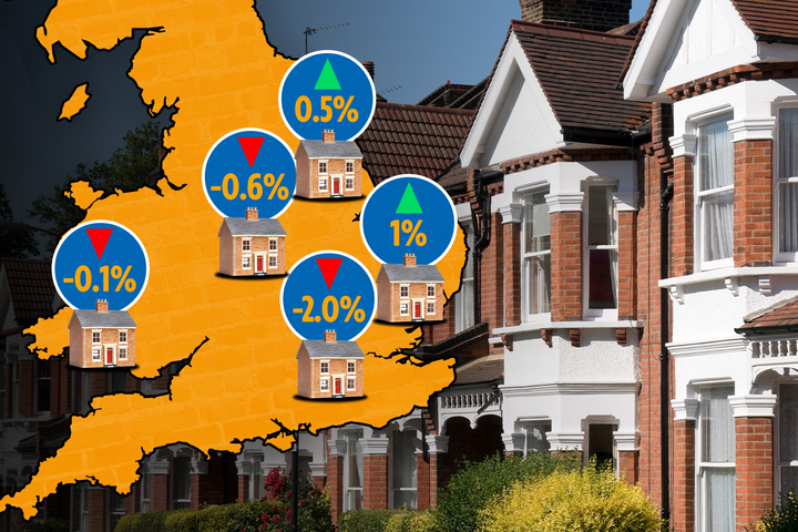 The average house price tag on a home dipped in July, Rightmove said