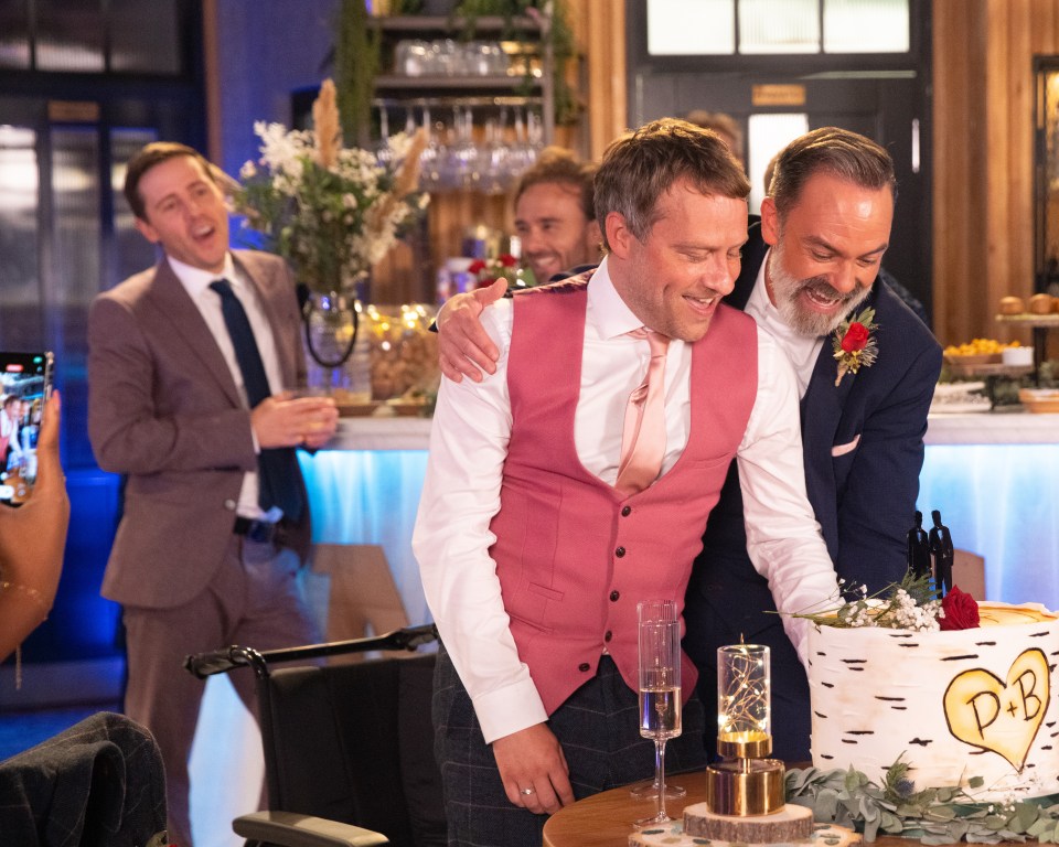 Emotional scenes are ahead for Paul and husband Billy, played by Daniel Brocklebank