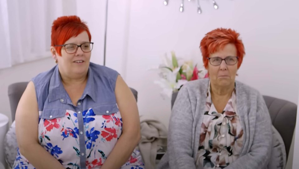 The business owner had brought her mum and nan along to see their opinion on the gowns