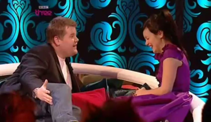 Lilly Allen has branded James Corden a 'beg friend'