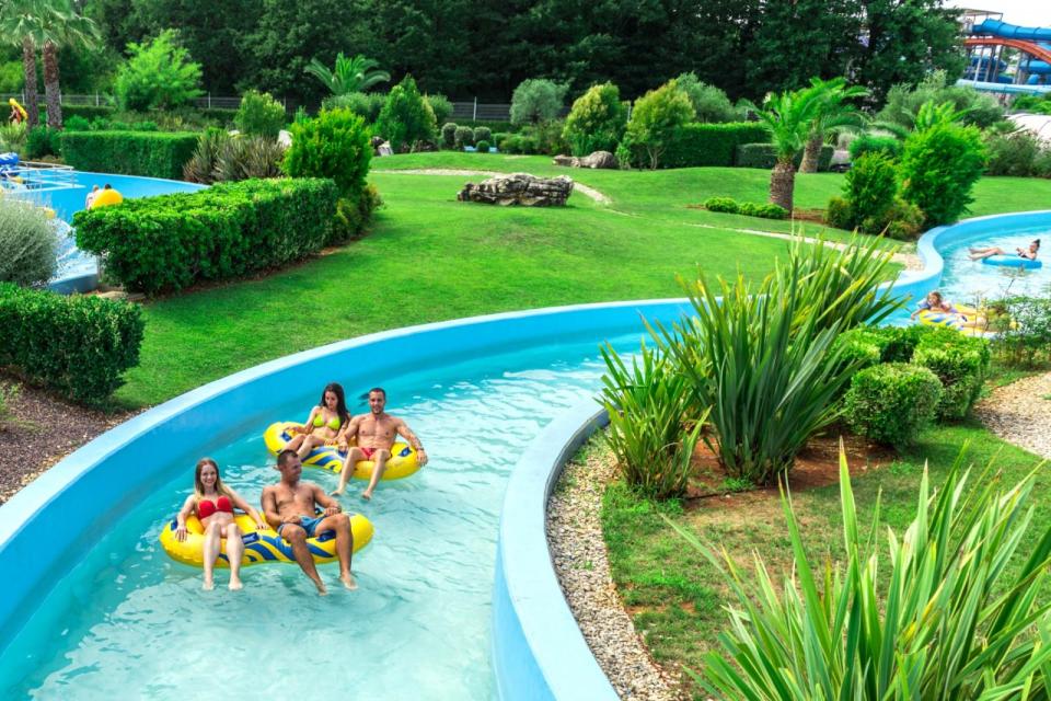 Guests can spend 15 minutes floating along the Lazy River