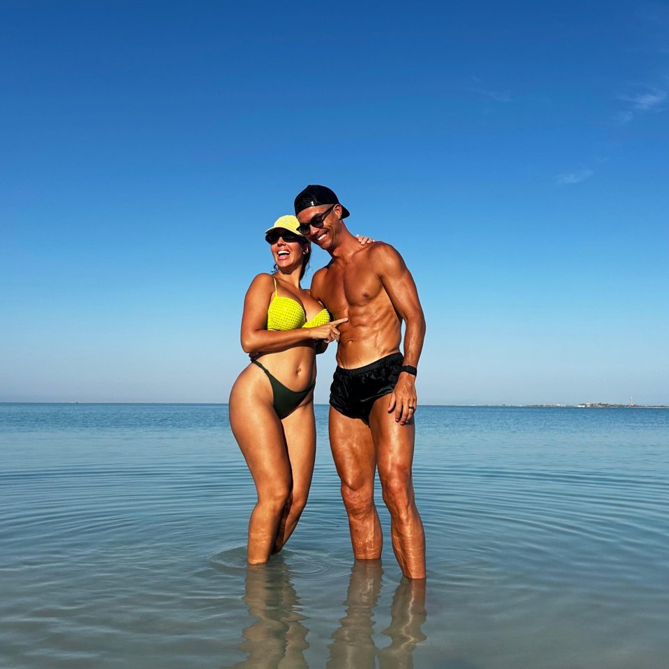 Cristiano Ronaldo and Georgina Rodriguez have been enjoying a loved-up holiday together