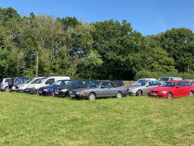 Neighbours have allegedly complained of William Lewis' dozens of cars in his field