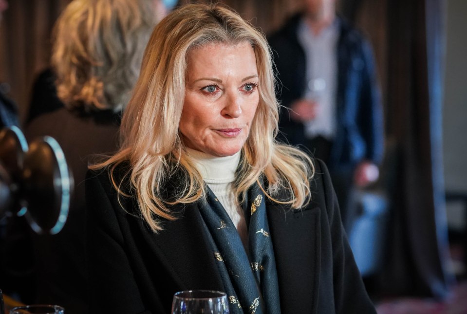 Gillian's character Kathy Beale is worried about son Ben, who is in prison in America