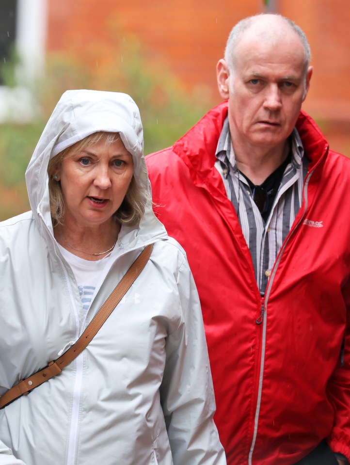 Aisling O'Grady and her brother Derek McDonald pictured leaving the Dublin District Coroner's Court