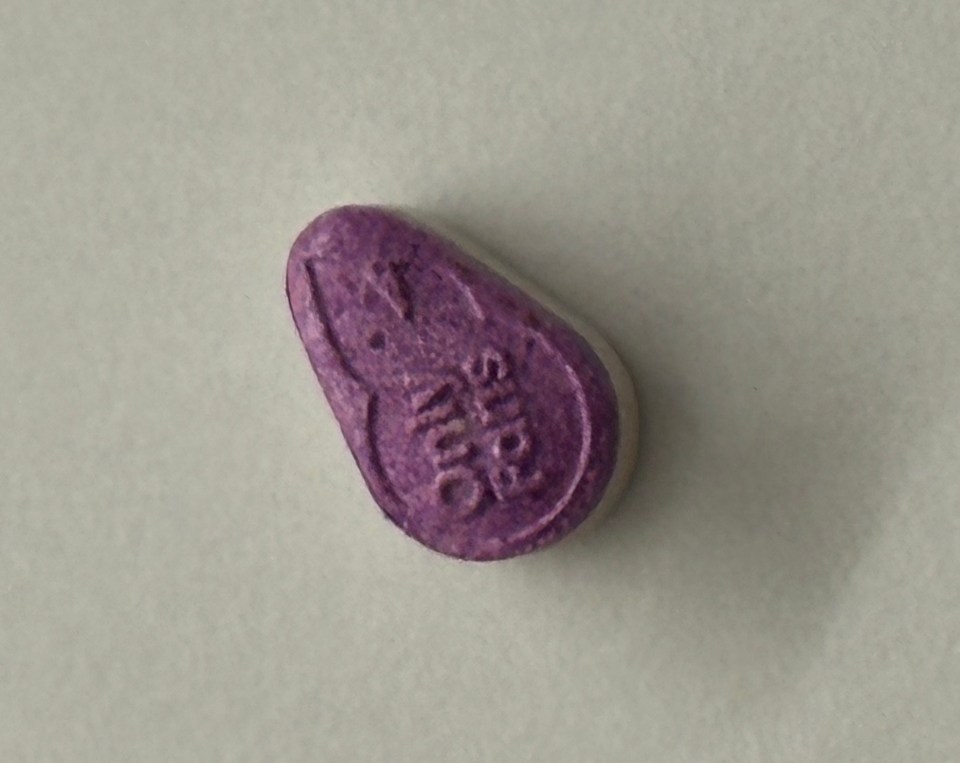 A dealer showed our reporter ecstasy pills imprinted with the logo of X-rated site OnlyFans