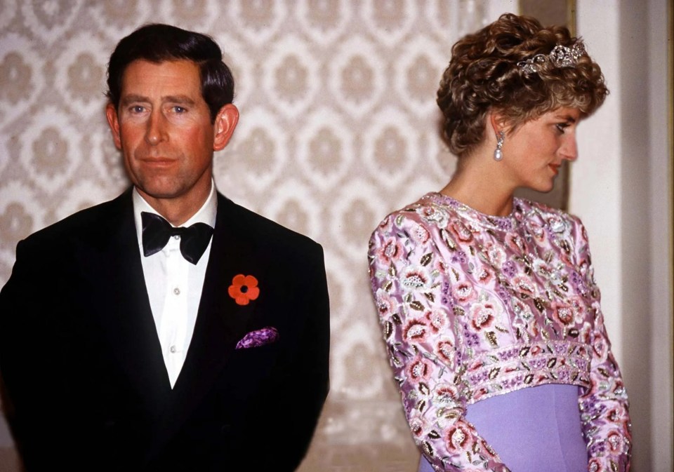 The then Prince and Princess of Wales in Korea, November 1992 - their last official trip together