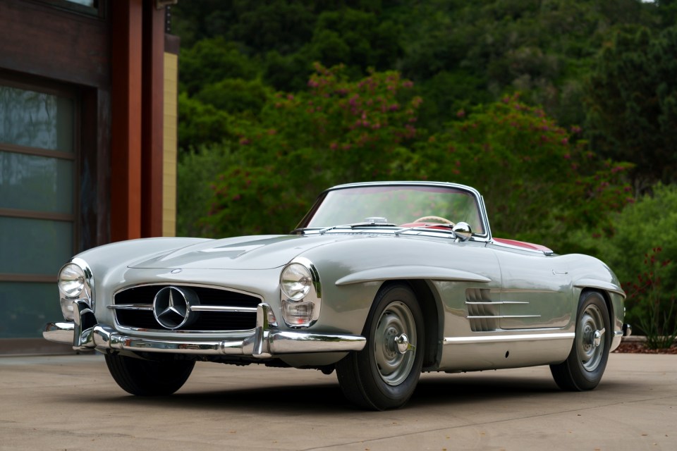 This ultra-rare Mercedes 300SL Roadster has gone up for sale