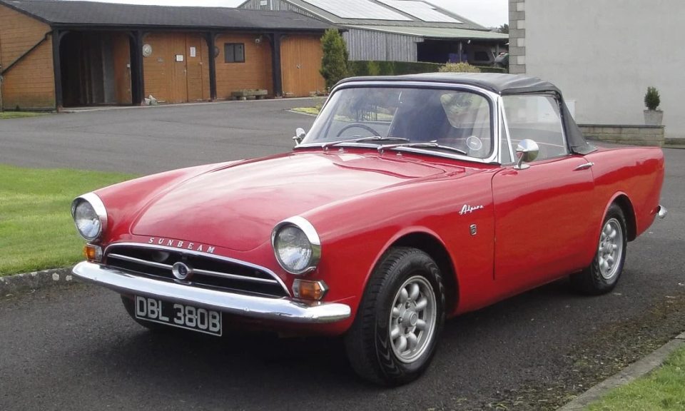 The 1964 roadster was produced by the Rootes Group but used the Sunbeam brand name