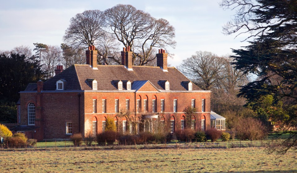 The family is said to be spending the holidays at Anmer Hall