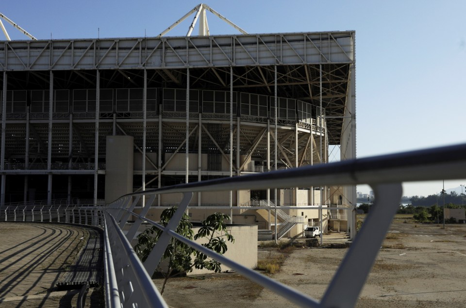 The Aquatics Centre was stripped bit by bit