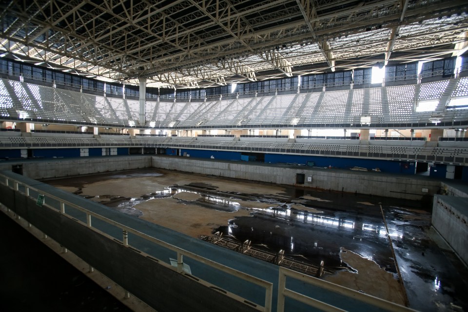 But months after the Games the venue was left to rot