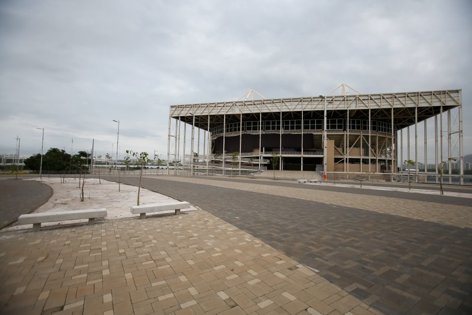 Several facilities across the Rio Olympic Park are now derelict