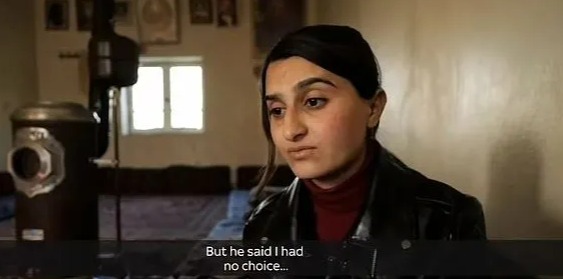 A brave Yazidi woman has come forward detailing her sex slave horror