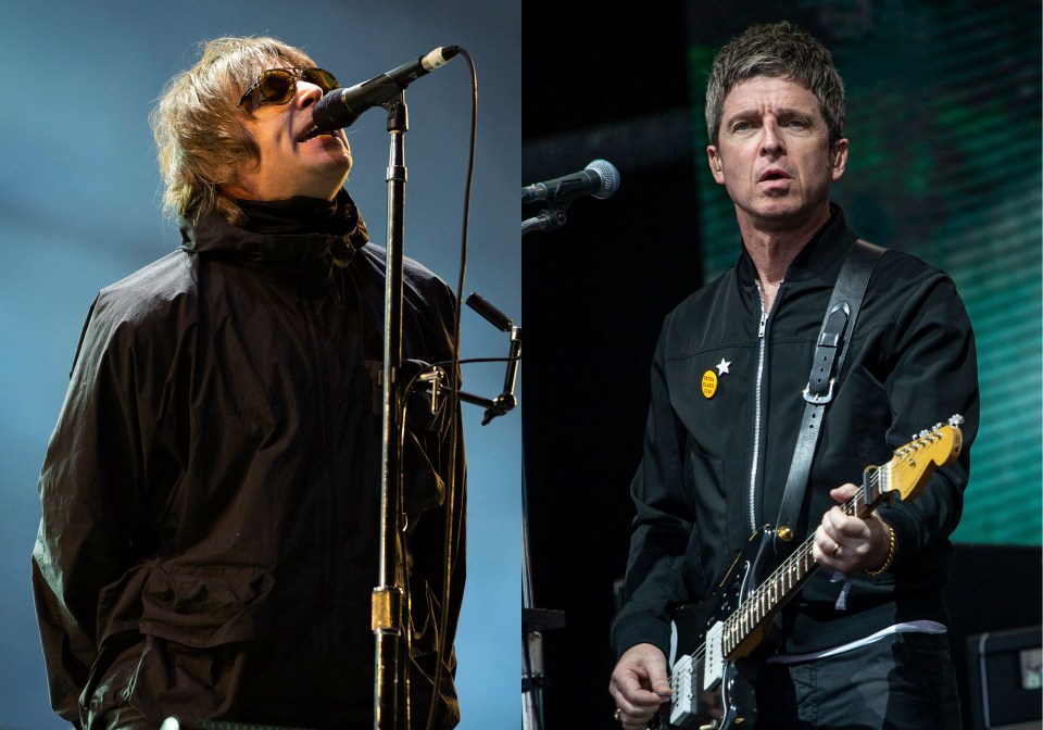 Liam and Noel Gallagher will perform at five venues across the UK and Ireland