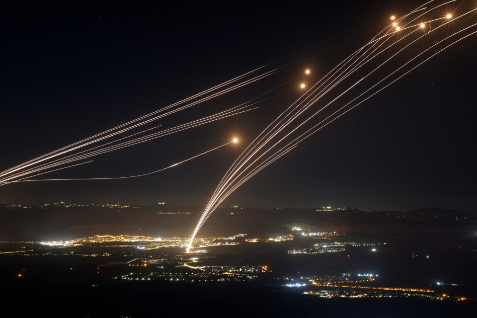 Rockets fired from Lebanon were intercepted and shot down over the weekend by Israel