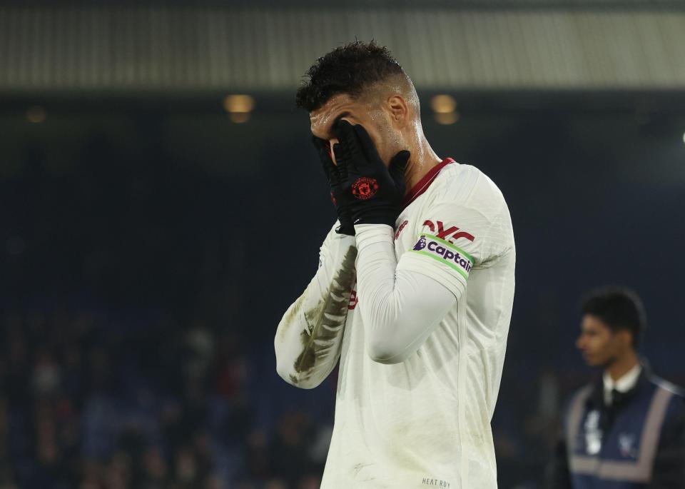 New footage has emerged after Casemiro was left humiliated at Crystal Palace last season