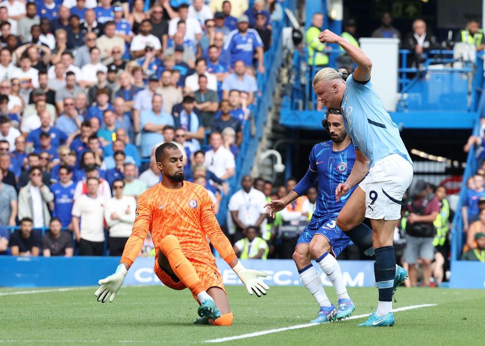 The striker found the net with a clever dinked finish