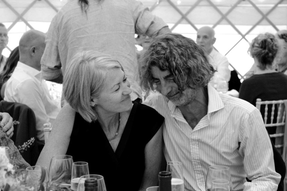 Tom with his wife Anne