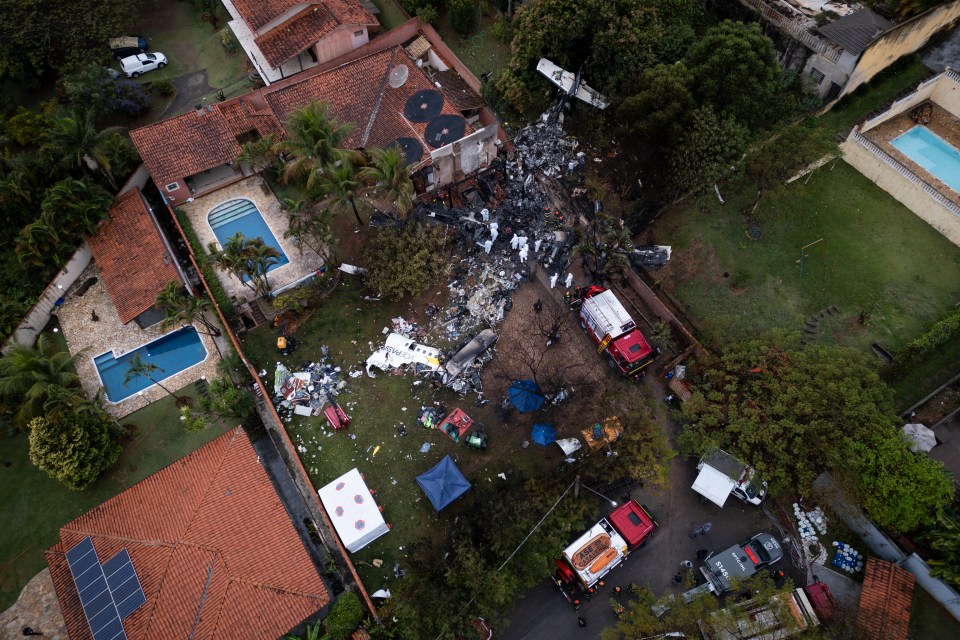 A pool in Vinhedo suffered extensive damage but no residents were harmed