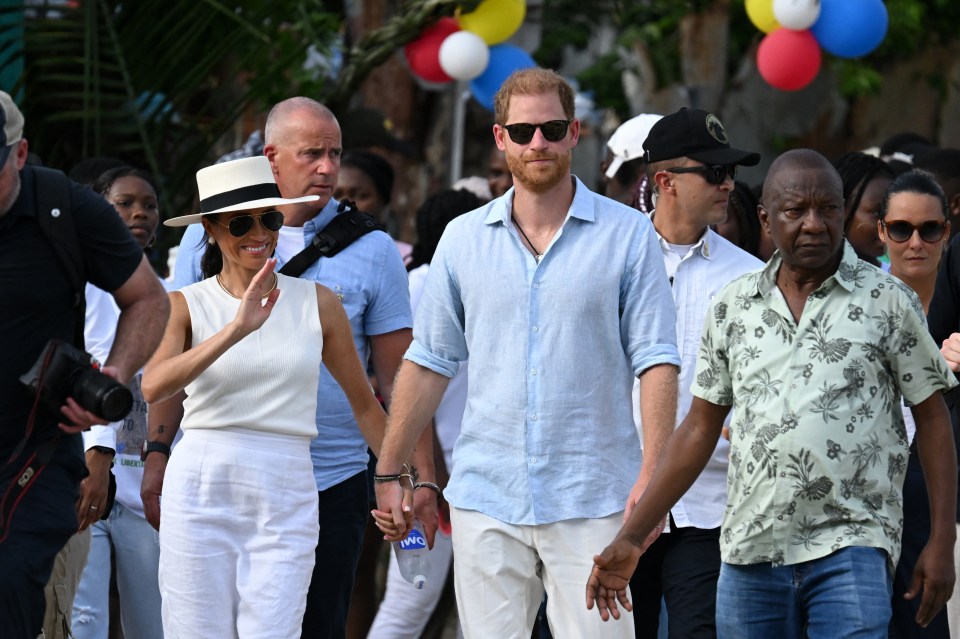 The Sussexes are currently wrapping up their Colombia trip