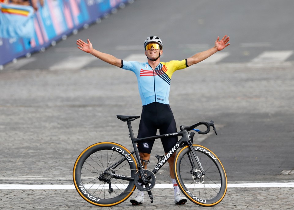 Remco Evenepoel won the road race