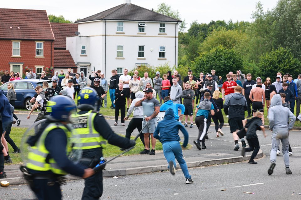 More chaotic scenes in Rotherham yesterday